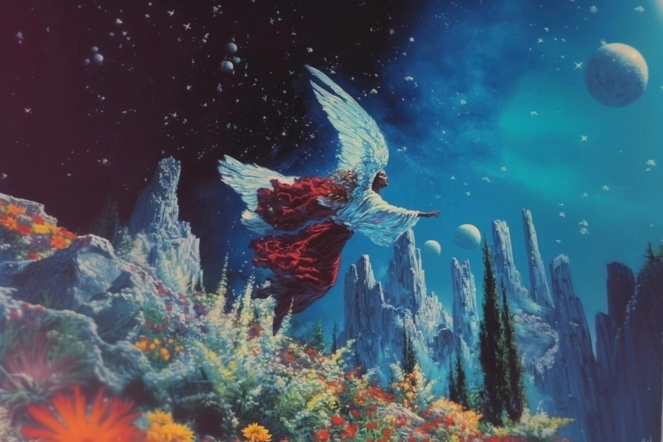 The Angel of the Blooming Silence: A Tale of Sacrifice Beneath the Stars